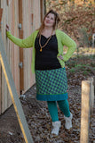 Poppy reversible cotton skirt made by Tantilly- retro rumba! Reversible skirt Tantilly 