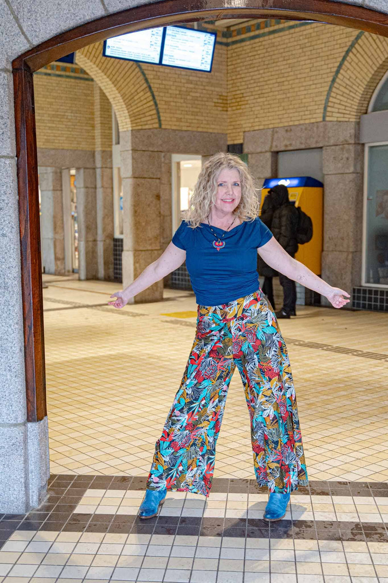 Boho maxi jurk- gemaakt door Tantilly - blue ocean