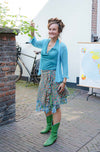 Silk skirt - shorter model- made by Tantilly - lili skirt Tantilly 