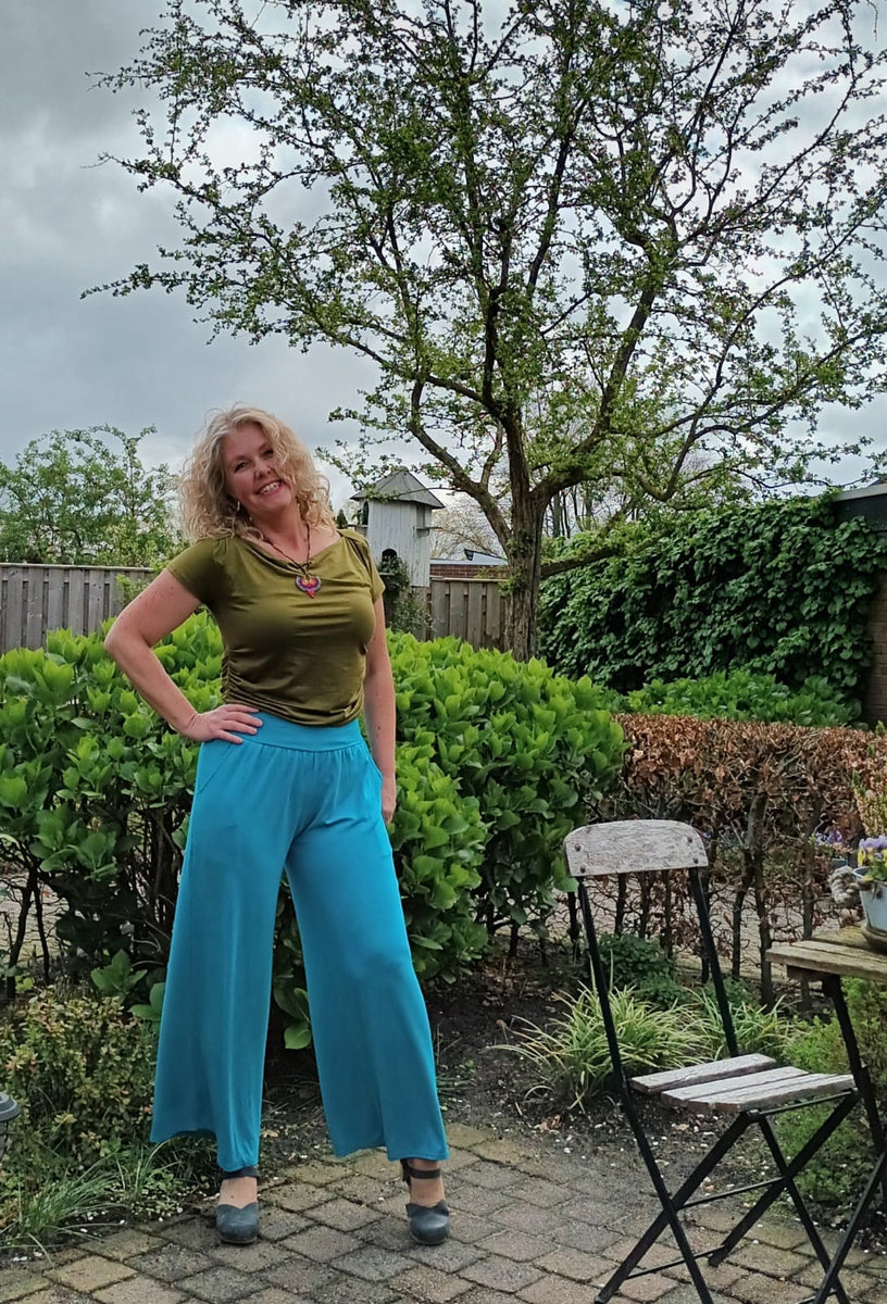 Nova pants – Tantilly’s nieuwe all-year pants- kobalt blauw main image 0