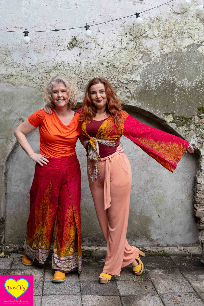 Boho Malana broek - boho broek gemaakt door Tantilly- seventies