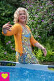 Yara jurk - zonneschijn - viscose high summer clothes Tantilly 