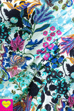 Yara jurk - zee aan bloemen - viscose high summer clothes Tantilly 