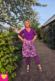 Lalelei skirt- paarse vlinders - gemaakt in Holland skirt Tantilly 