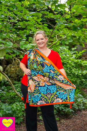 Tantilly's kleurrijke sjaal - jungle vibe