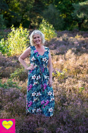 Nila jurk rayon - bohemian zomer - Donna - zomercollectie van Tantilly