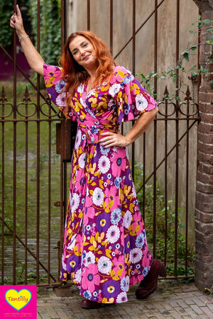Summerly overslag jurkje rayon - libi