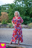 Summerly overslag jurkje rayon - kira Wrap dress Tantilly 