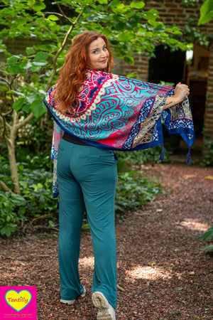 Tantilly's kleurrijke sjaal -  geometrische style