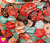 Zoe jurk - retro molena- viscose Made by tantilly tantilly 