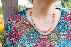 Handmade colourful necklace - kira Tantilly 