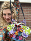 Handmade owl bag - made from recycle cotton bag Tantilly 