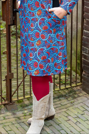Legging rood-roze - viscose stretch- draagcomfort en kleurplezier in één ontwerp