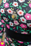 Peggy jurk - vrolijke warme jurk - bloemen liefde winter dresses tantilly 