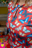 Leyla jurk- butterfly- viscose Every day dress Tantilly 