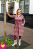 Rosalie Hoody jurk - pinky winter dresses tantilly 
