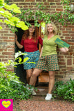 Charlotte bermuda- retro ginkgo - happy print pants Tantilly 