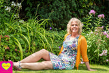 Yara jurk - zee aan bloemen - viscose high summer clothes Tantilly 