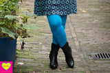 Legging turkoois blauw- viscose stretch- draagcomfort en kleurplezier in één ontwerp Legging Tantilly 