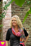 Tantilly's kleurrijke sjaal - gelukzaligheid Scarves Tantilly 