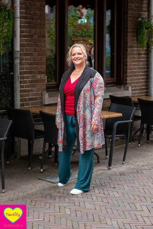 Paloma cardigan - warm viscose -happy mandala
