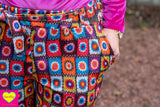 Belize broek - Tantilly's Ultieme broek- casual& chique - granny patchwork print pants Tantilly 