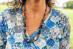 Keramiek ketting handgemaakt- uniek- classica