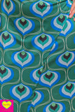 ZOE LIZOYA - 3/4 Mouwen of lange mouw - travel fabric - noya retro print Made by tantilly tantilly 