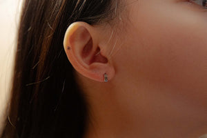 Stud earrings - 925 sterling silver earrings- the eye (Copy) jewelry Tantilly 