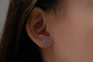 Stud earrings - 925 sterling silver earrings- bloem jewelry Tantilly 