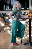 Nova pants- Tantilly's new all-year pants- vintage green pants Tantilly 