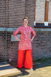 Retro tunic dress- made by Tantilly - suna - silkmix Tunic Tantilly 