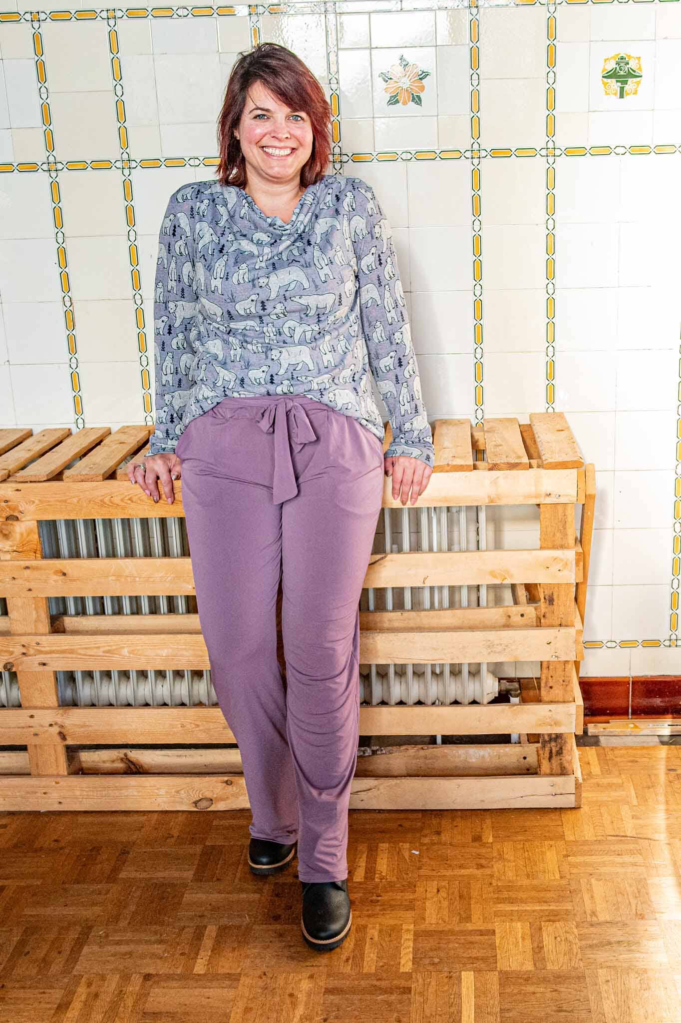 Priscilla Sweater - schaatsende schaap- made by tantilly