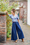 Hadera pants- summer style- dark blue pants Tantilly 