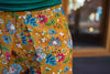 The new Boho Malana pants -mustard flower- made by Tantilly bohemian style pants Tantilly 