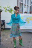 Silk skirt - shorter model- made by Tantilly - lili skirt Tantilly 