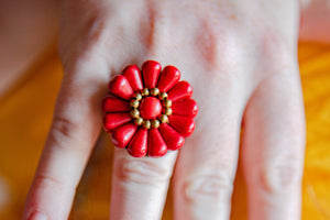 Handmade Macrame ring - didi
