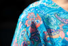 Moura blouse- handmade by Tantilly- silkmix- sky blue cardigan Tantilly 