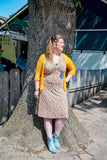 Natasja dress - retro flower dots- made by Tantilly summer dresses Tantilly 