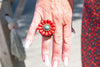 Handmade Macrame ring - vermelha jewelry Tantilly 