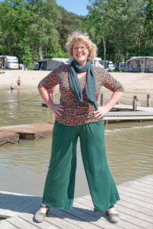 Nova pants- Tantilly's new all-year pants- beautiful green pants Tantilly 