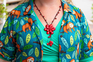 Handmade Macrame necklace - bibi jewelry Tantilly 