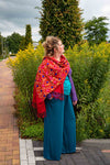 Shanila embroidery handmade scarf -Renaya Scarves Tantilly 
