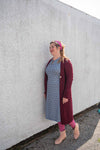 Leyla dress- retro flower- warmer viscose fabric Every day dress Tantilly 