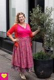 Zijden rok- unieke prints gemixt! - Rosa skirt Tantilly 