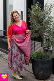 Zijden rok- unieke prints gemixt! - Rosa skirt Tantilly 