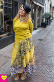 Zijden rok- unieke prints gemixt! - Pisa skirt Tantilly 