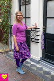 Lalelei skirt- paarse vlinders - gemaakt in Holland skirt Tantilly 