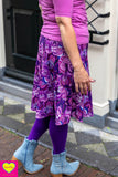 Lalelei skirt- paarse vlinders - gemaakt in Holland skirt Tantilly 
