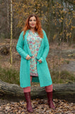 Retro tunic dress- made by Tantilly - mintgreen - silkmix Tunic Tantilly 